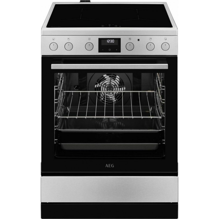 AEG CIB6442BBM Κουζίνα 73lt με Επαγωγικές Εστίες Π59.6εκ. Inox AEG CIB6442BBM Κουζίνα 73lt με Επαγωγικές Εστίες Π59.6εκ. Inox